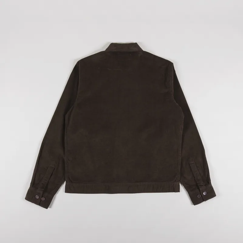 Universal Works Uniform Jacket Brown Fine Cord-1