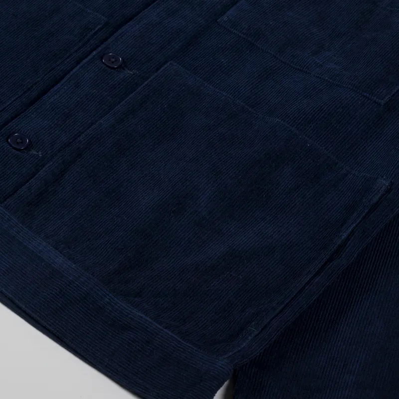 Universal Works Uniform Jacket Navy Fine Cord-4