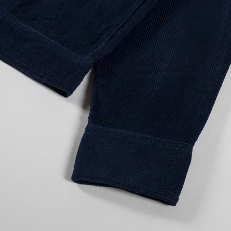 Universal Works Uniform Jacket Navy Fine Cord-8