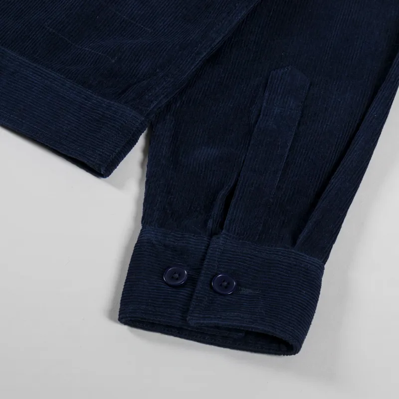 Universal Works Uniform Jacket Navy Fine Cord-7