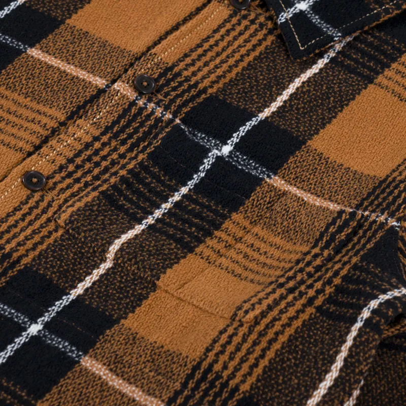 Universal Works Uniform Jacket Earth II Check Brown-6