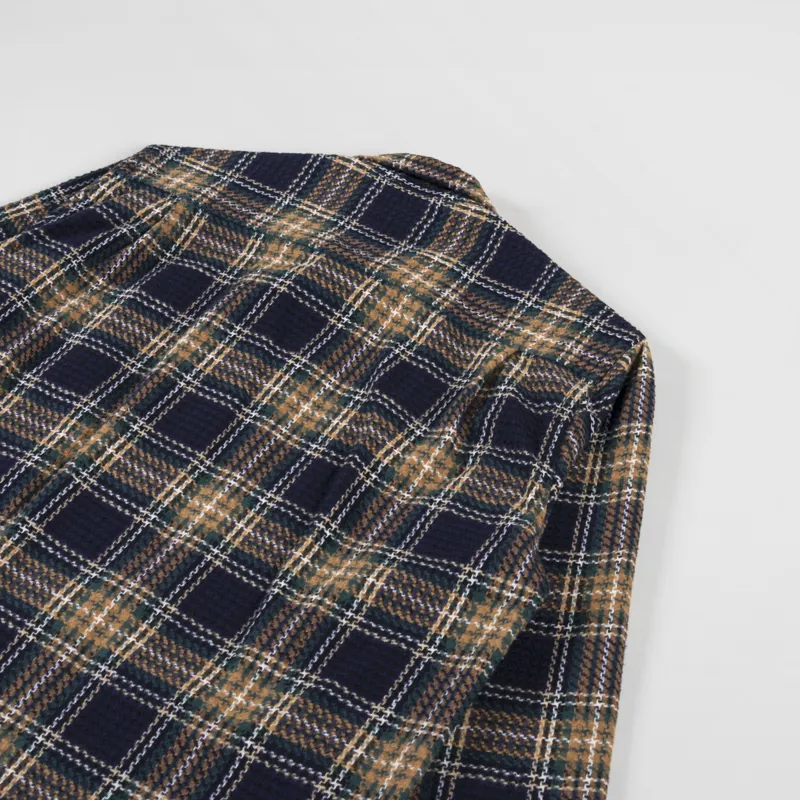 Universal Works Easy Jacket Navy Green Lake Cotton-3