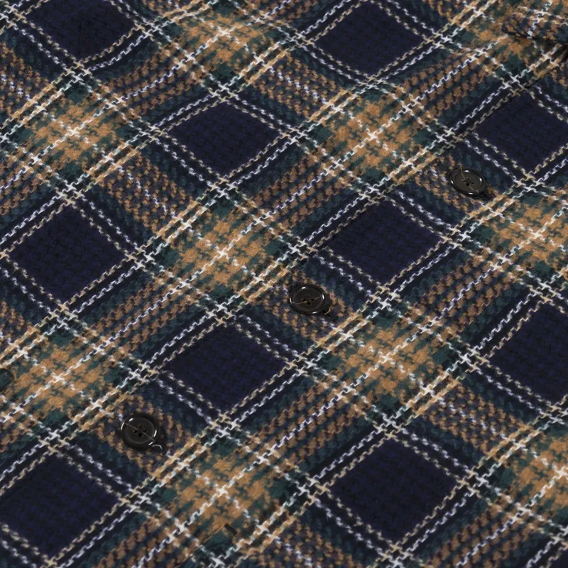 Universal Works Easy Jacket Navy Green Lake Cotton-8