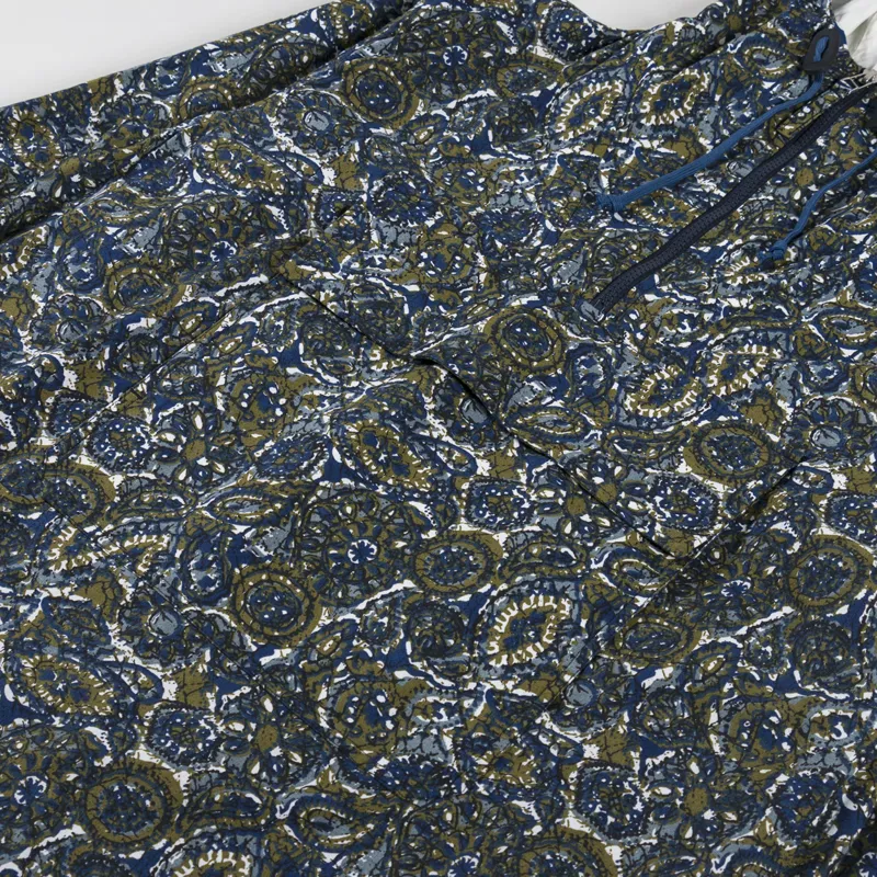 Universal Works Pullover Anorak Navy Artist Print Cotton-5