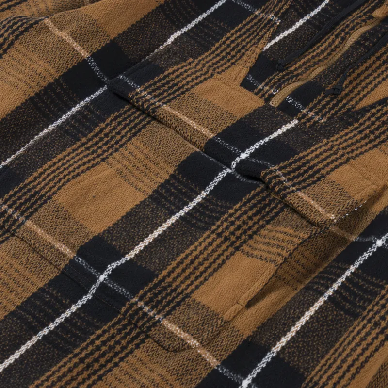 Universal Works Pullover Anorak Brown Earth II Check-5