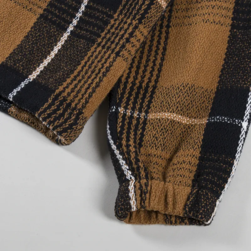 Universal Works Pullover Anorak Brown Earth II Check-7