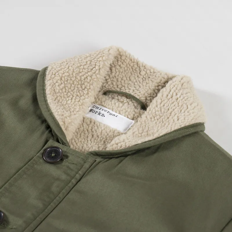 Universal Works N1 Jacket Light Olive Twill-4