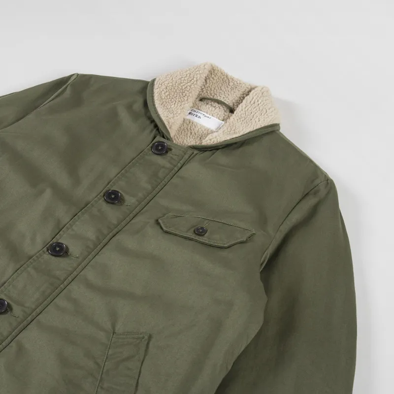 Universal Works N1 Jacket Light Olive Twill-2