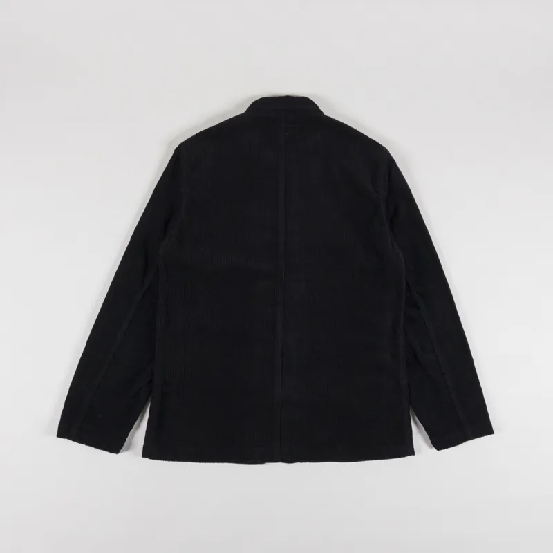 Universal Works Bakers Jacket Black Corduroy-1