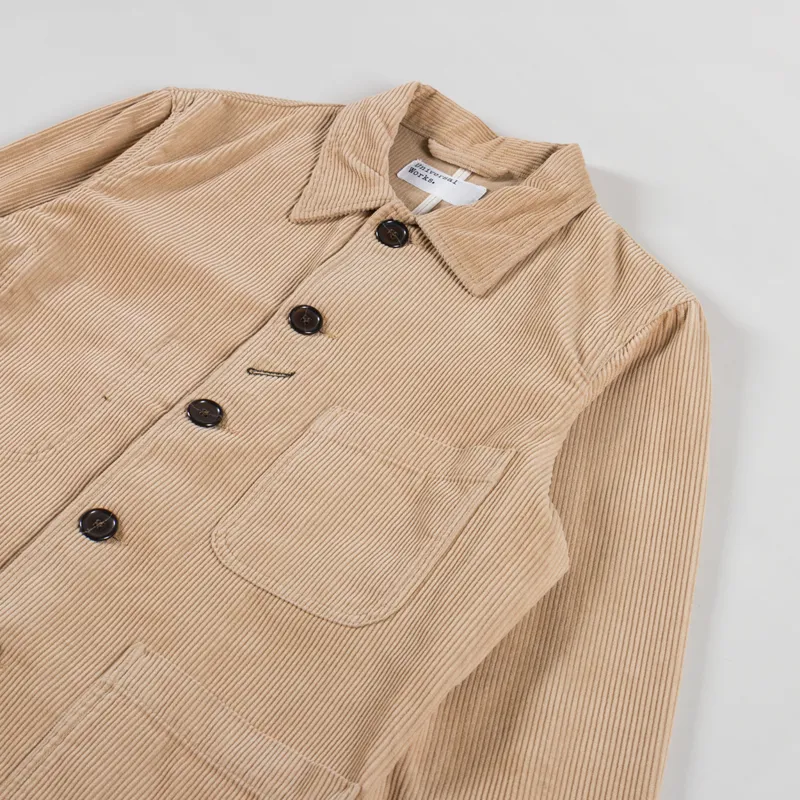 Universal Works Bakers Jacket Fawn Corduroy-2