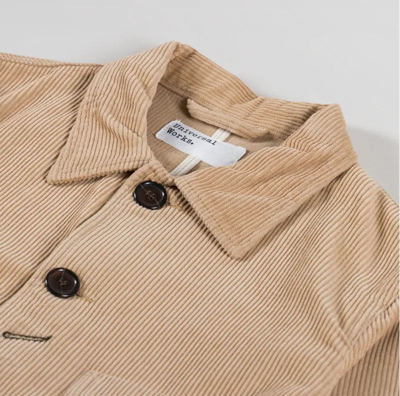 Universal Works Bakers Jacket Fawn Corduroy-4
