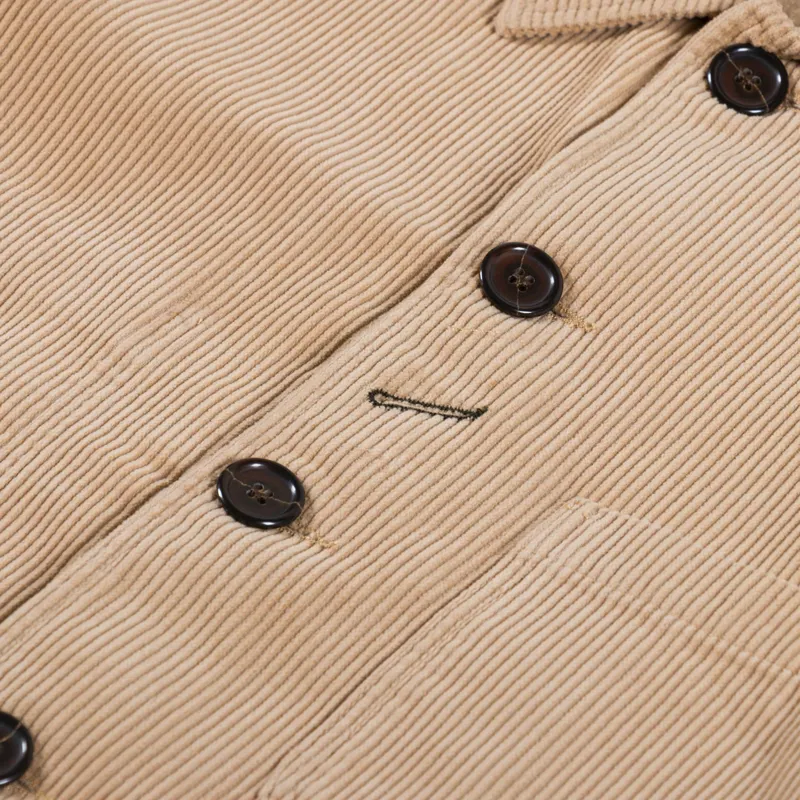 Universal Works Bakers Jacket Fawn Corduroy-6