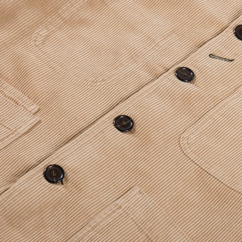 Universal Works Bakers Jacket Fawn Corduroy-5