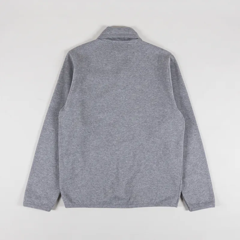 Universal Works Lancaster Jacket Grey Marl Recycled Cotton Blend Jersey-1