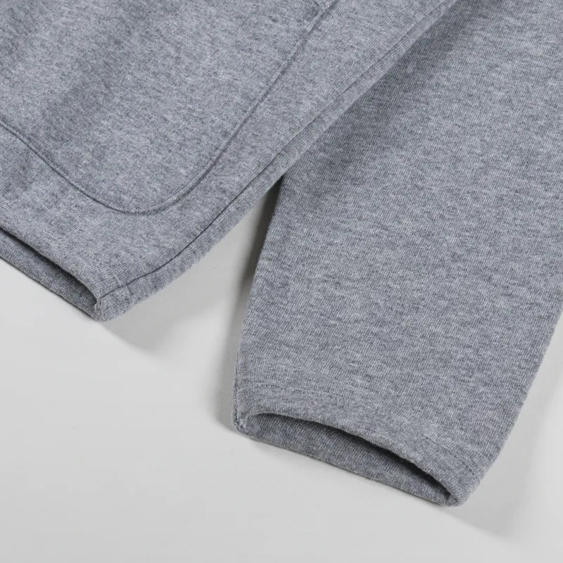 Universal Works Lancaster Jacket Grey Marl Recycled Cotton Blend Jersey-7