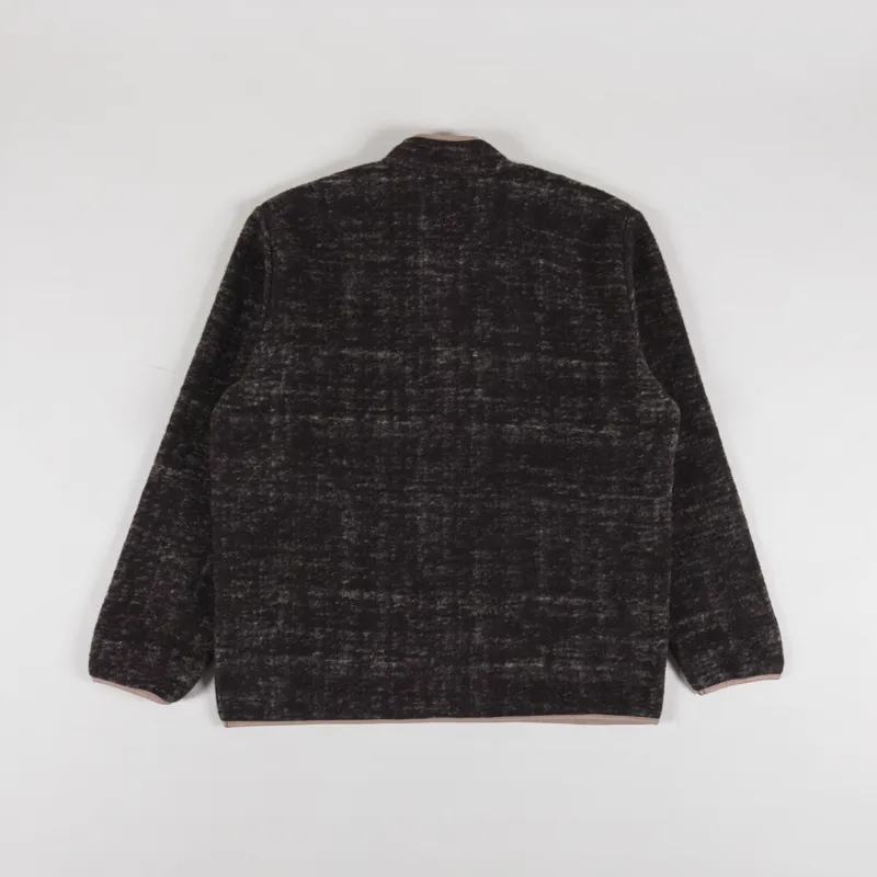 Universal Works Climbing Jacket Brown Marble Fleece-1