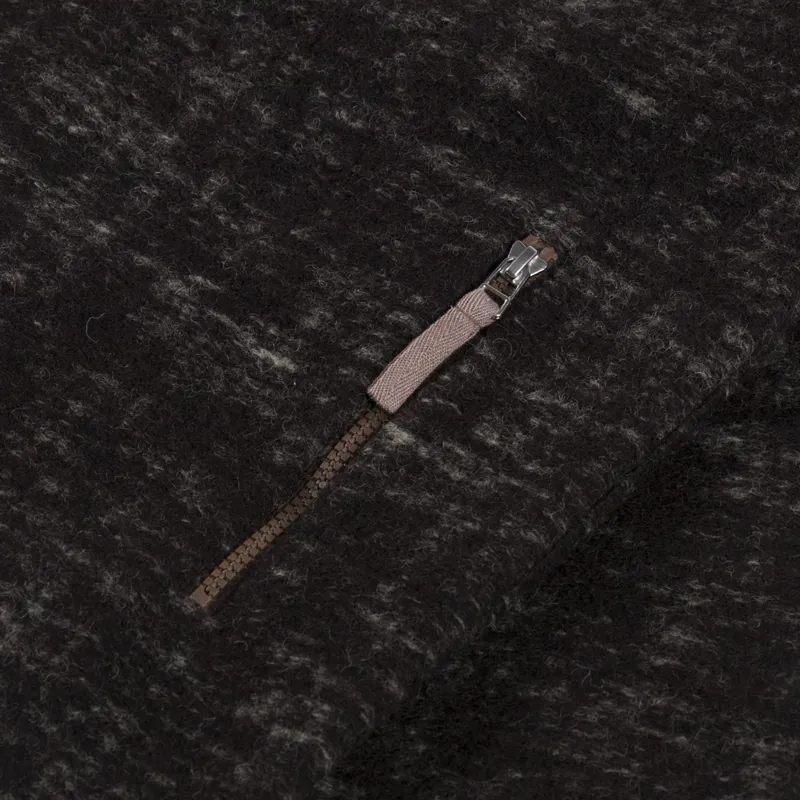 Universal Works Climbing Jacket Brown Marble Fleece-5