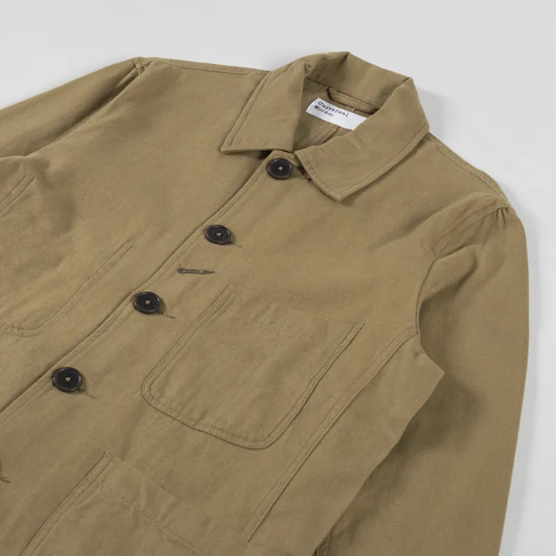 Universal Works Bakers Jacket Sand Brushed Moleskin-2