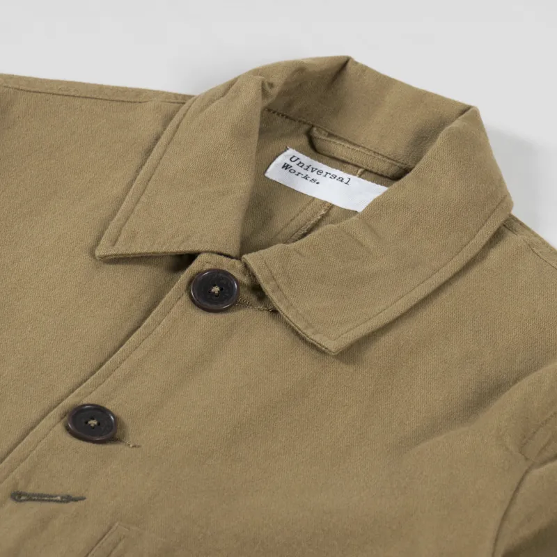 Universal Works Bakers Jacket Sand Brushed Moleskin-4