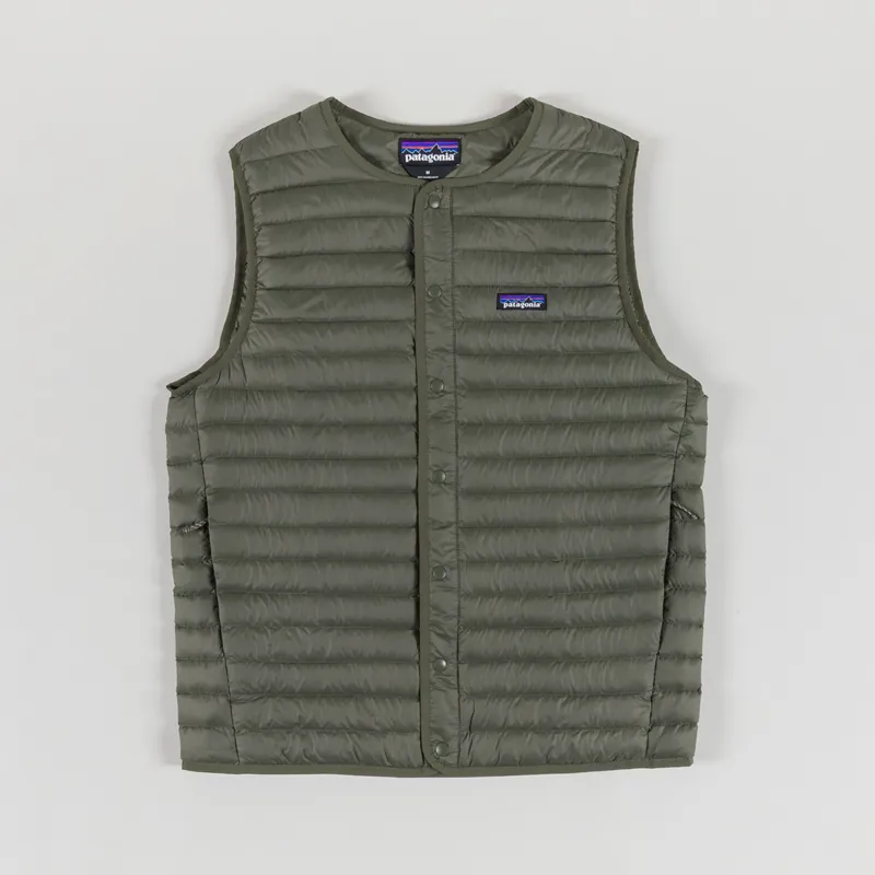 Patagonia Lightweight Down Sweater Vest Basin Green