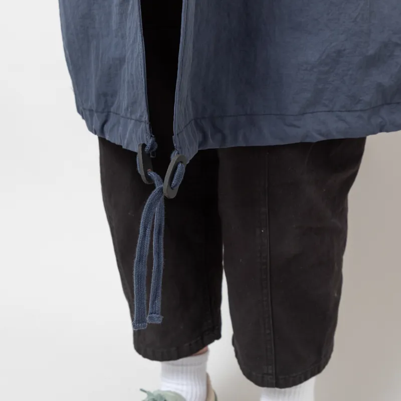 Universal Works Womens Beach Parka Navy Recycled Splash Nylon-12