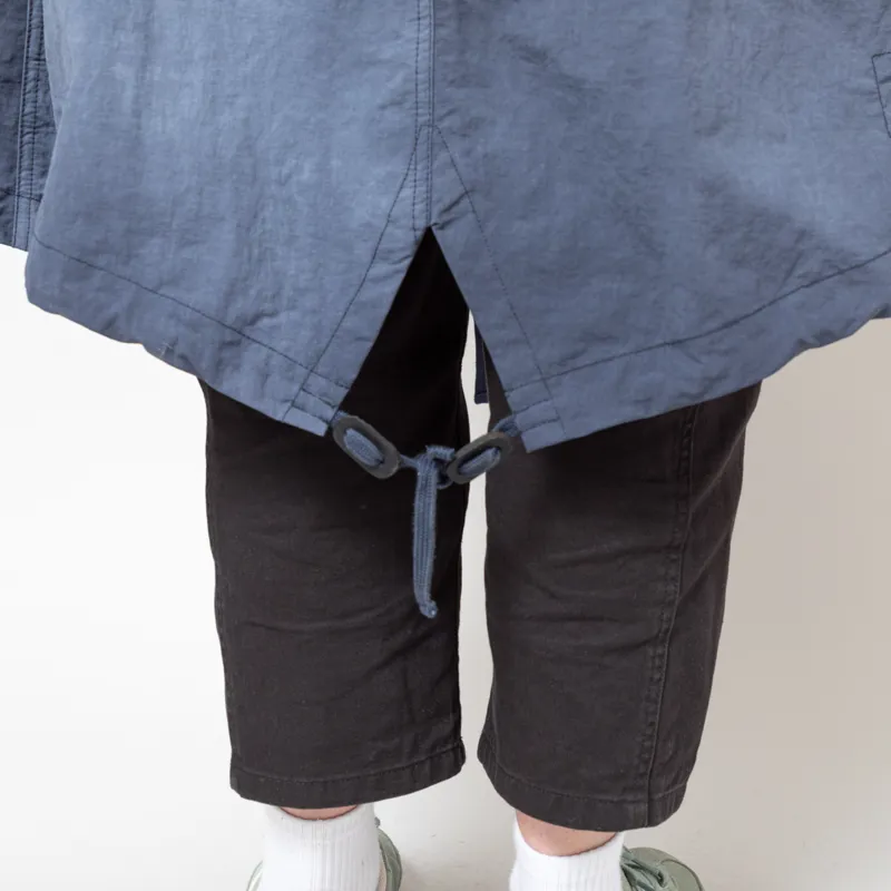 Universal Works Womens Beach Parka Navy Recycled Splash Nylon-11