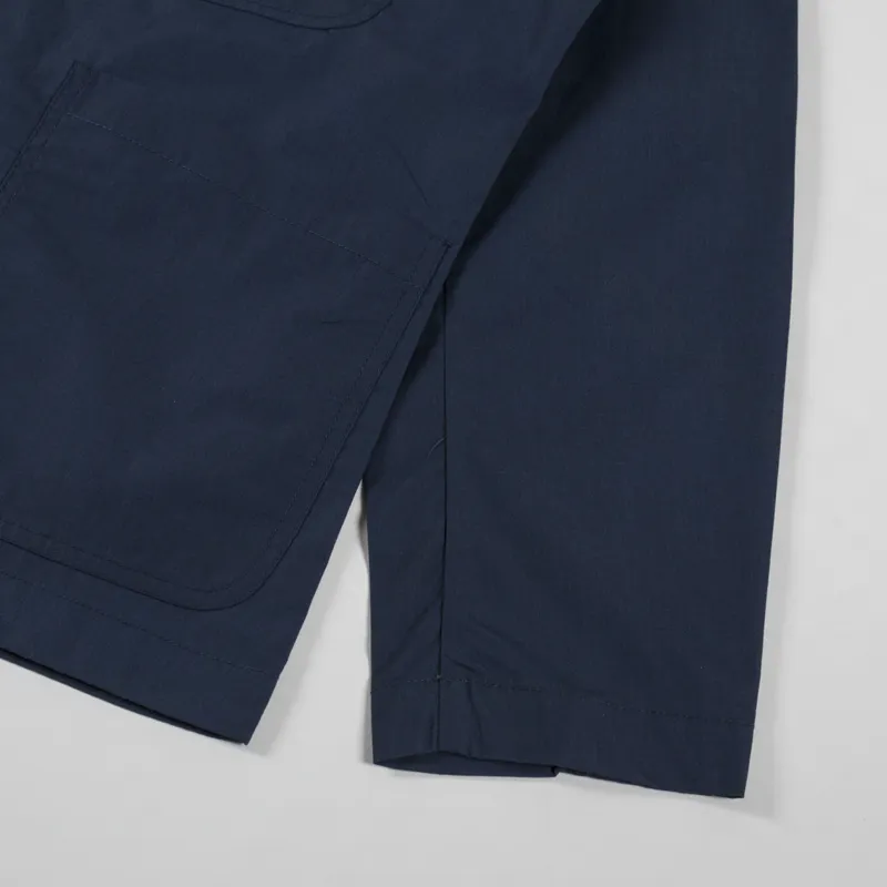 Universal Works Bakers Chore Jacket Navy Recycled Polytech-8