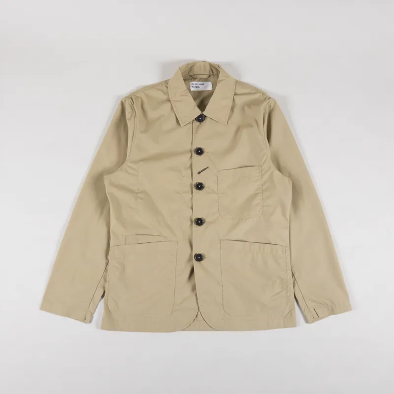 Universal Works Bakers Chore Jacket Sand Recycled Polytech