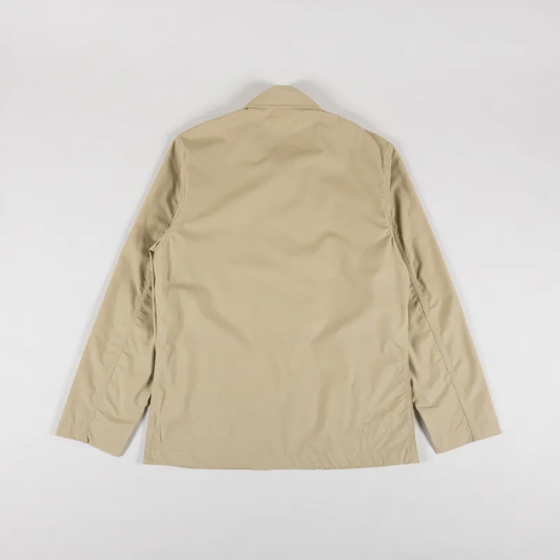Universal Works Bakers Chore Jacket Sand Recycled Polytech-1