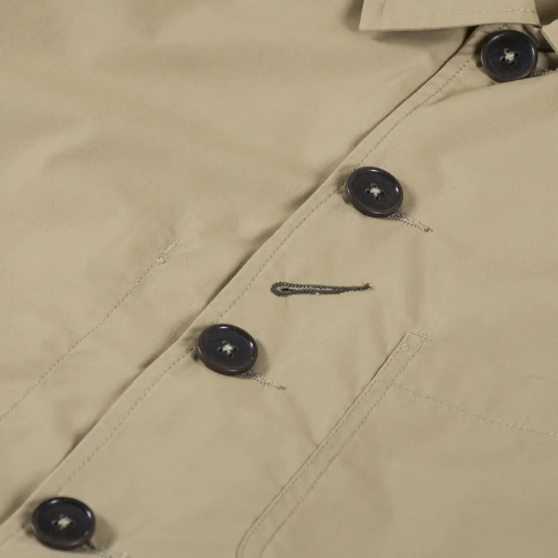 Universal Works Bakers Chore Jacket Sand Recycled Polytech-5