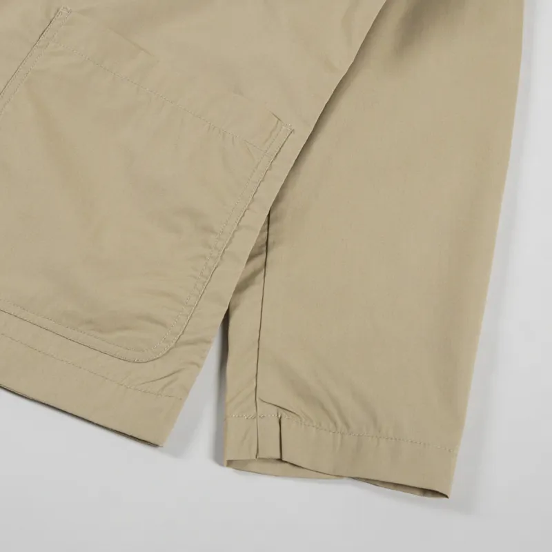 Universal Works Bakers Chore Jacket Sand Recycled Polytech-8