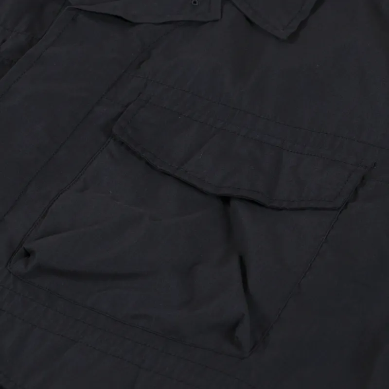 Universal Works Parachute Field Jacket Black Recycled Polytech-7