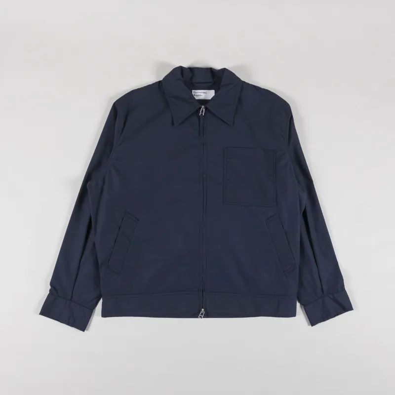 Universal Works Rose Bowl Jacket Navy Recycled Polytech