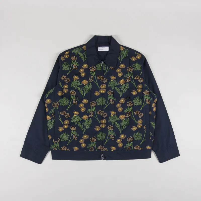 Universal Works x Flower Mountain E130 Jacket Navy Broadcloth