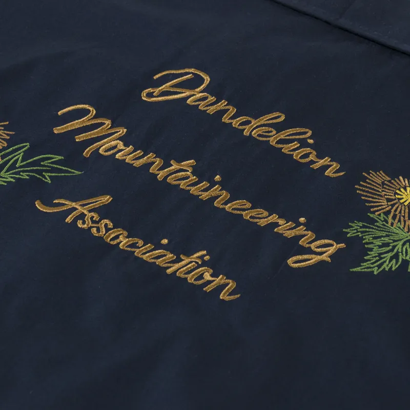 Universal Works x Flower Mountain E130 Jacket Navy Broadcloth-8