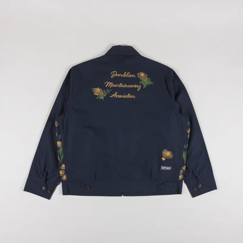 Universal Works x Flower Mountain E130 Jacket Navy Broadcloth-1