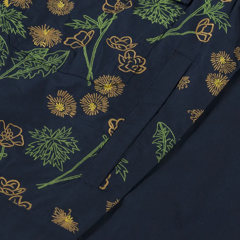 Universal Works x Flower Mountain E130 Jacket Navy Broadcloth-6