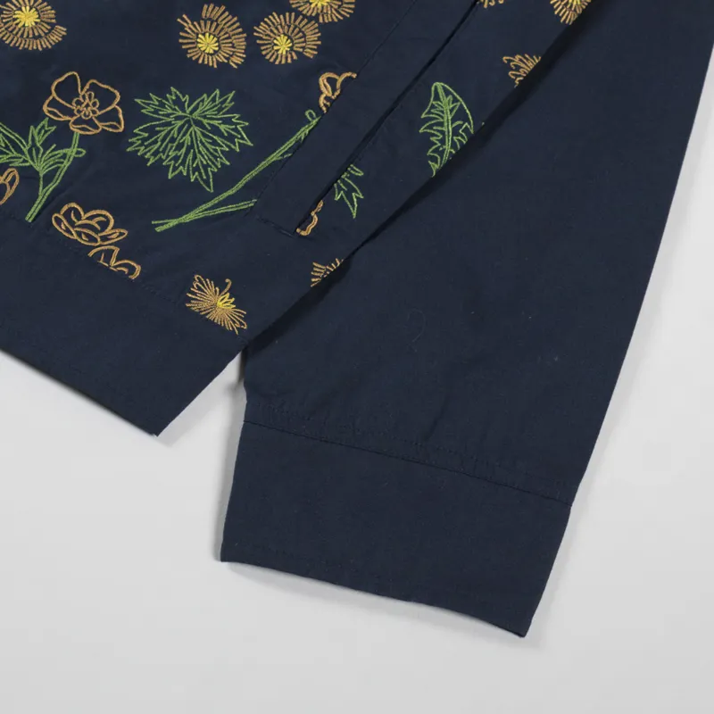 Universal Works x Flower Mountain E130 Jacket Navy Broadcloth-11