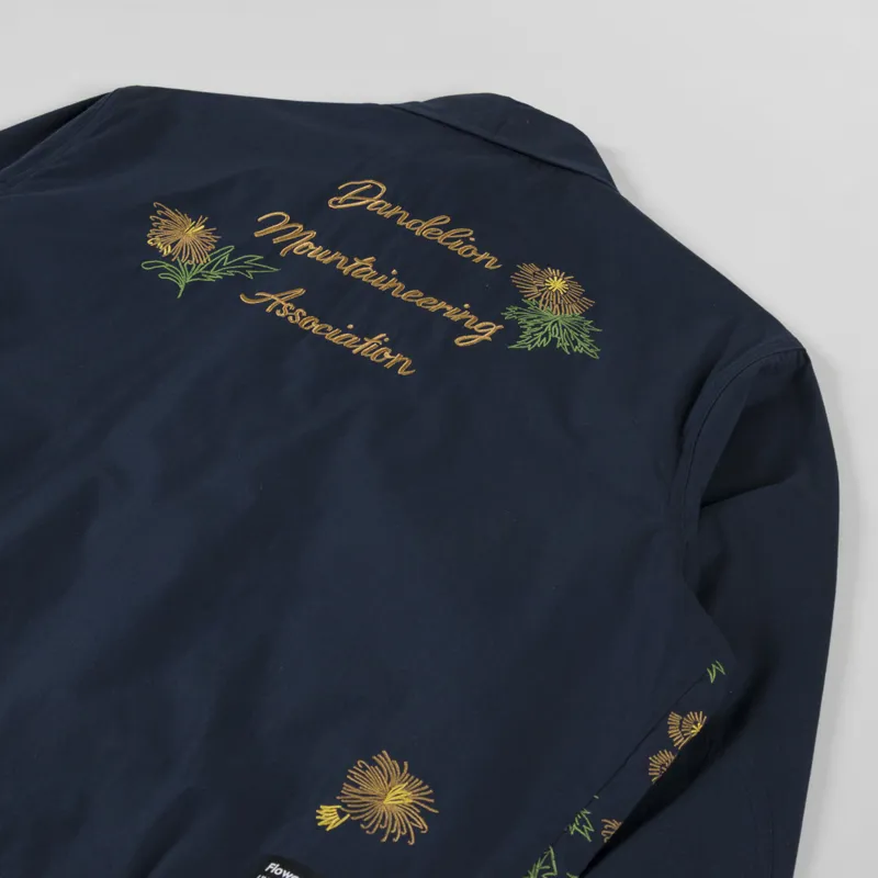 Universal Works x Flower Mountain E130 Jacket Navy Broadcloth-3