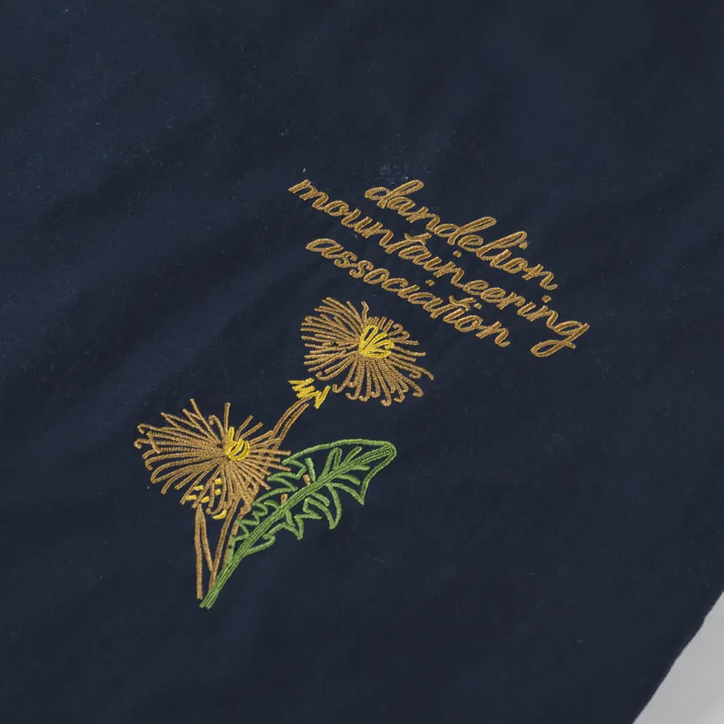 Universal Works x Flower Mountain Minari Shirt Navy Broadcloth-7