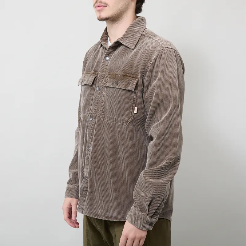 Revolution Worker Overshirt Brown-1