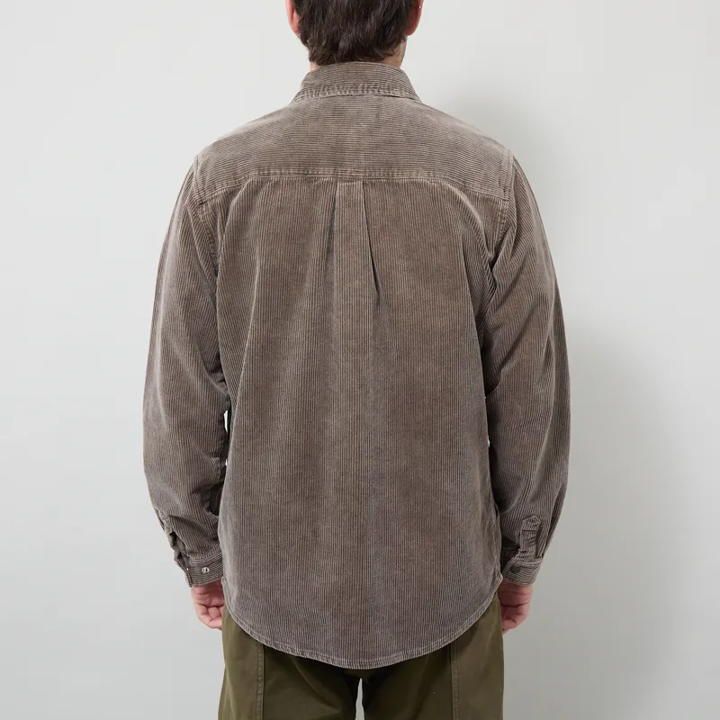Revolution Worker Overshirt Brown-2