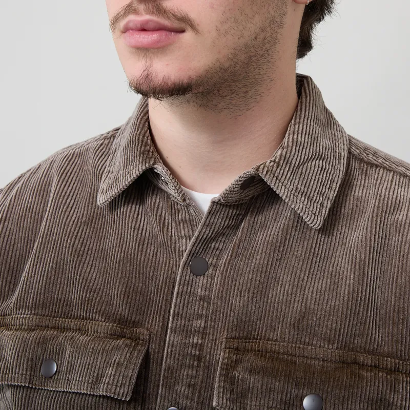 Revolution Worker Overshirt Brown-3
