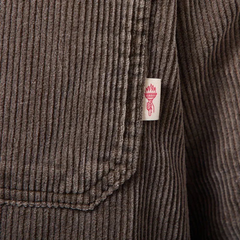 Revolution Worker Overshirt Brown-5