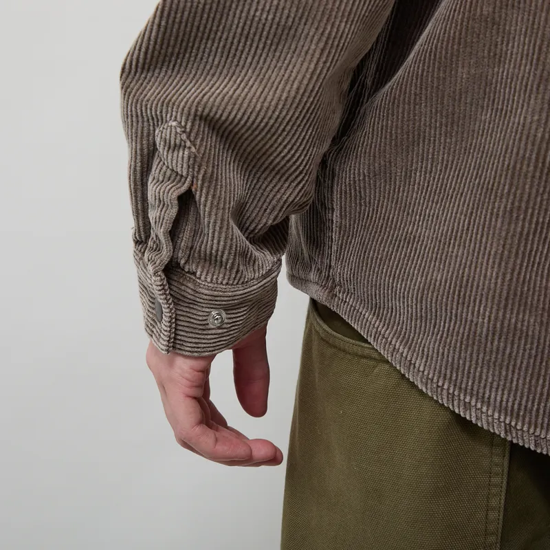 Revolution Worker Overshirt Brown-9