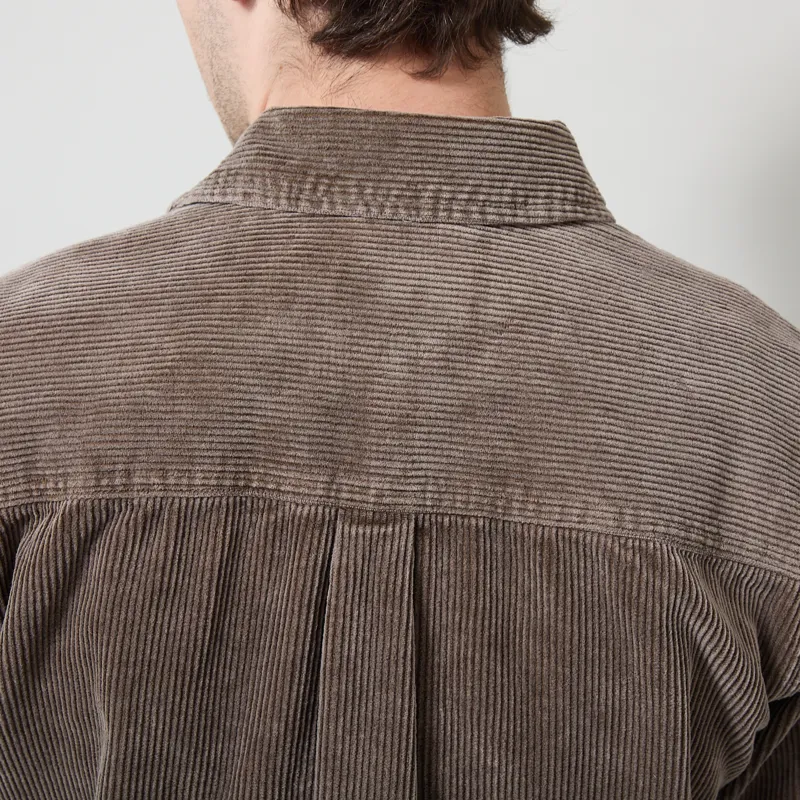 Revolution Worker Overshirt Brown-10