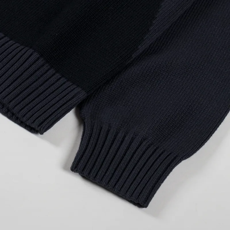 Patta Old School Knitted Sweater Moonless Night-6