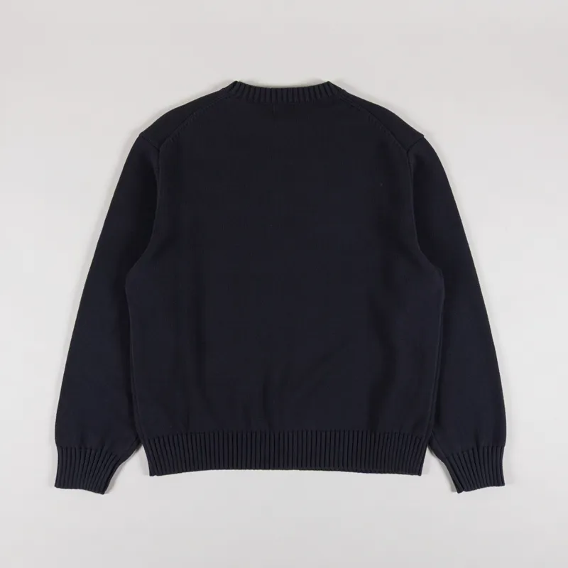 Patta Old School Knitted Sweater Moonless Night-1