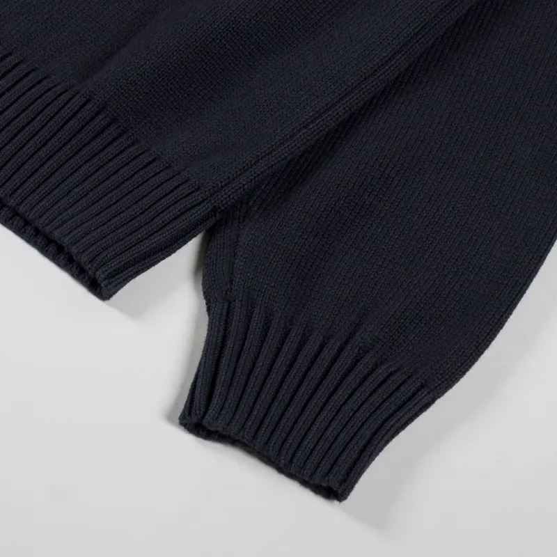 Patta Old School Knitted Sweater Moonless Night-5