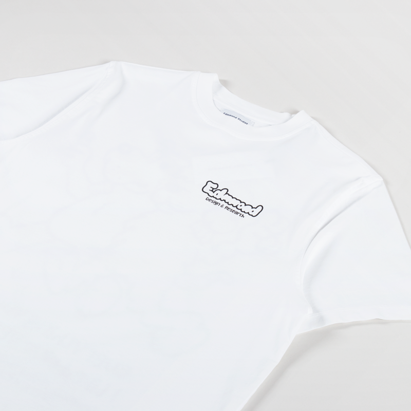 Edmmond Studios Design And Research T Shirt Plain White-3